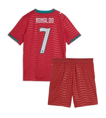 Portugal Cristiano Ronaldo #7 Hjemmebanetrøje Børn VM 2026 Kortærmet (+ Korte bukser)